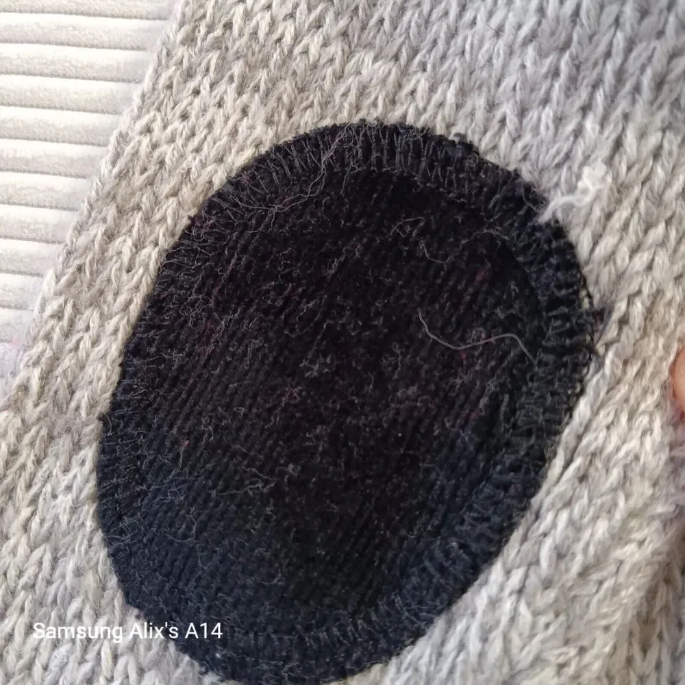 LITTLE LAD Toddler Boys (24 M) Elbow Patch Sweater,‎ Gray/White Cable Knit